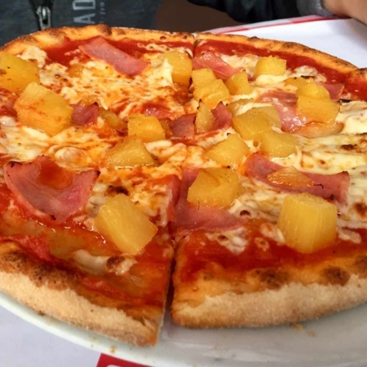 Pizza Hawaiana Menú Infantil