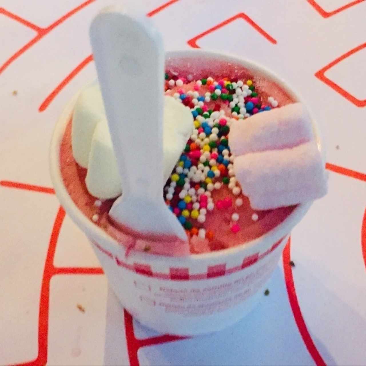 Helado Fresa Menú Infantil