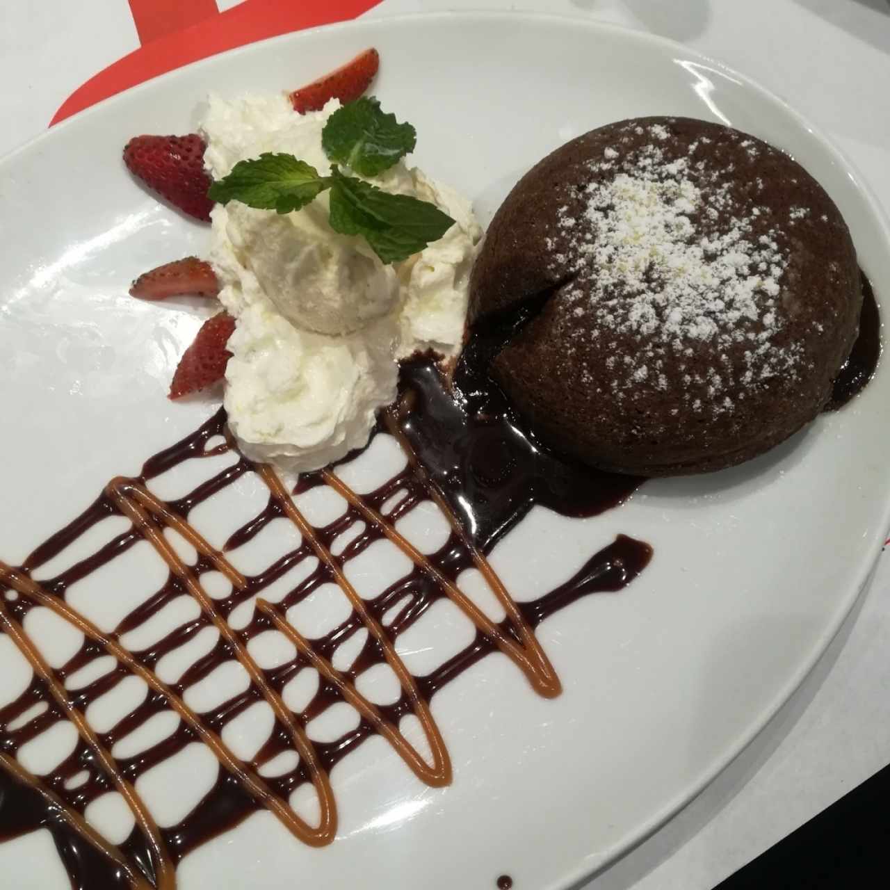 Volcán de chocolate 