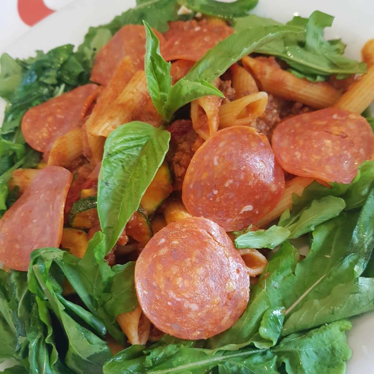 penne en boloñesa 