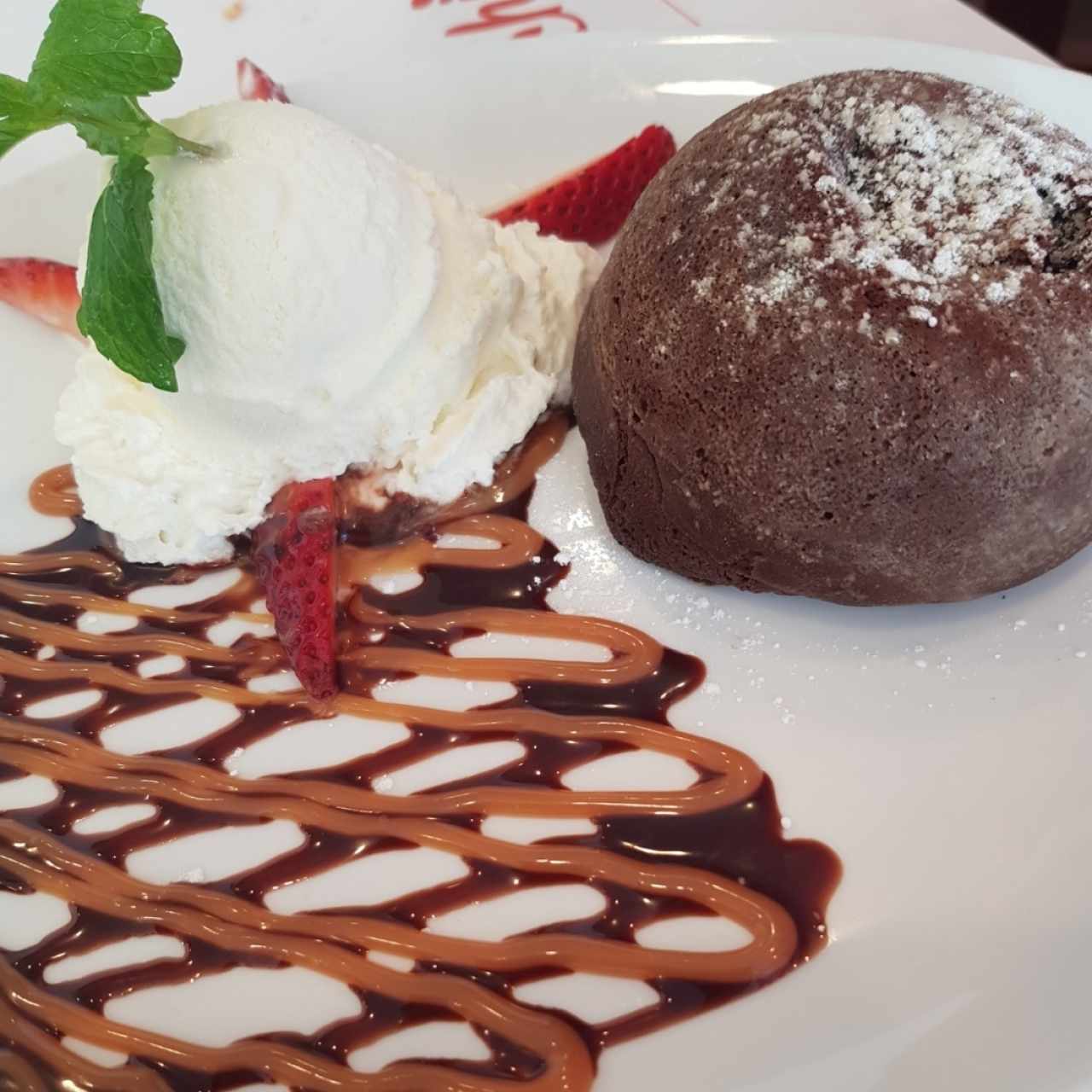 volcán de chocolate 