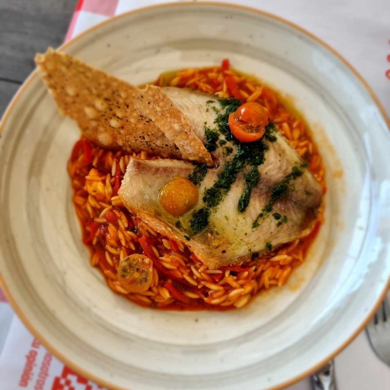 Filete de pescado mediterráneo