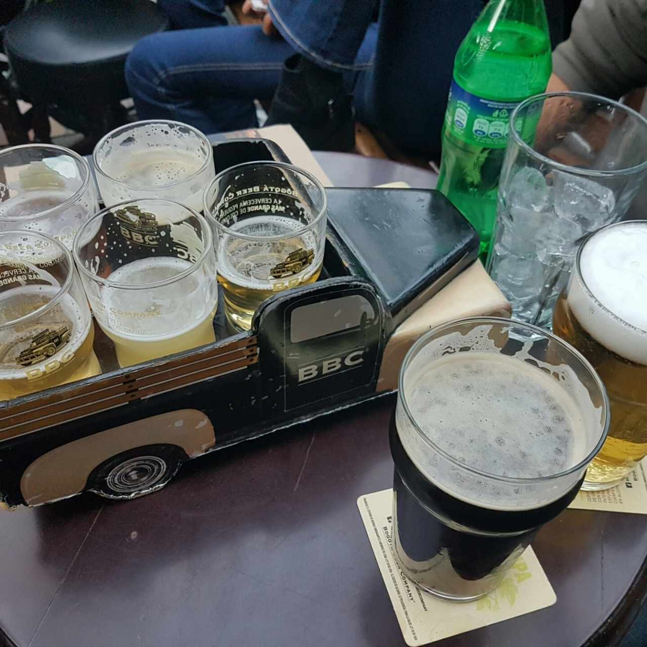 Busito de muestras y una buena Porter
