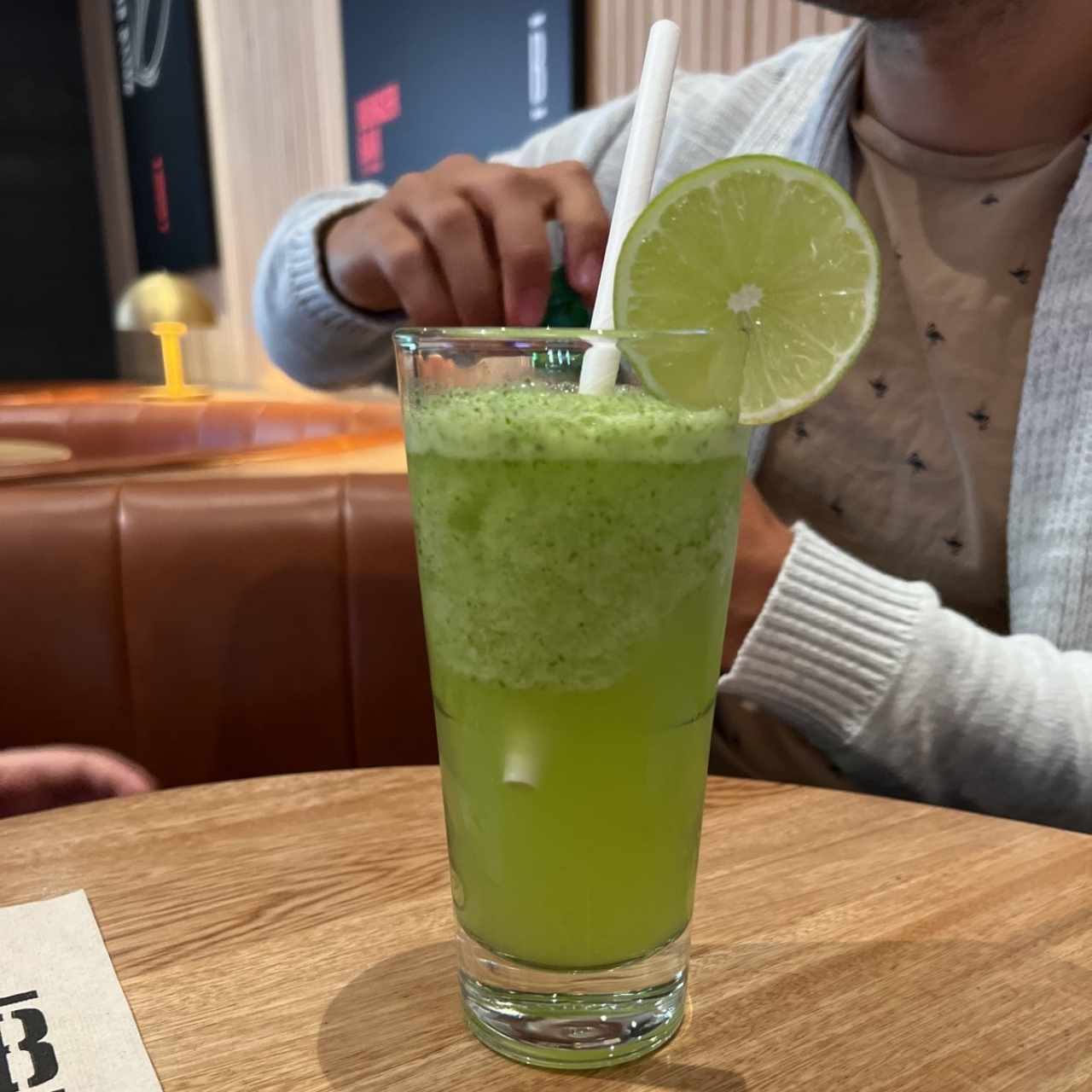 Limonada con hierbabuena 