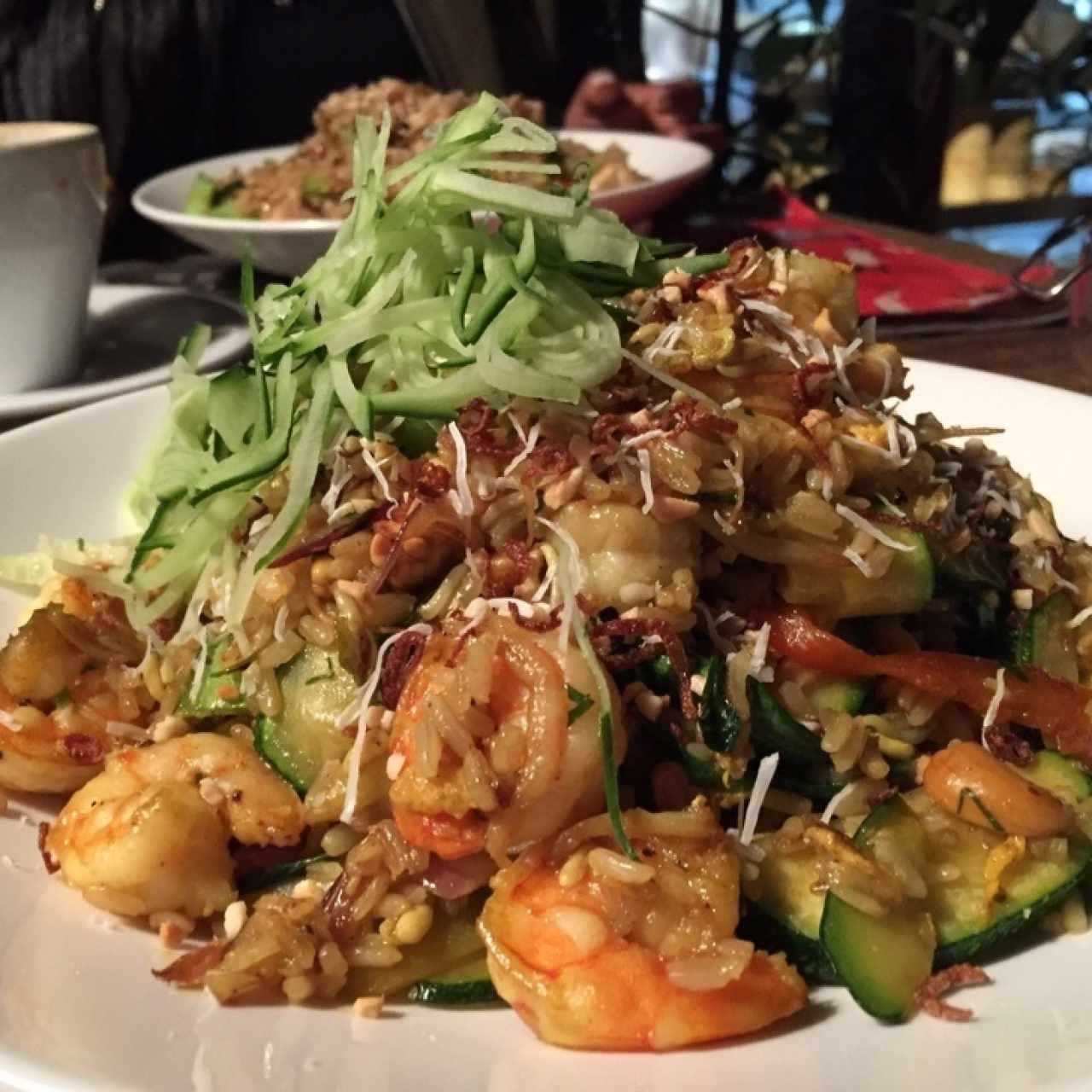 Clásico WOK: Mandarín con Langostinos