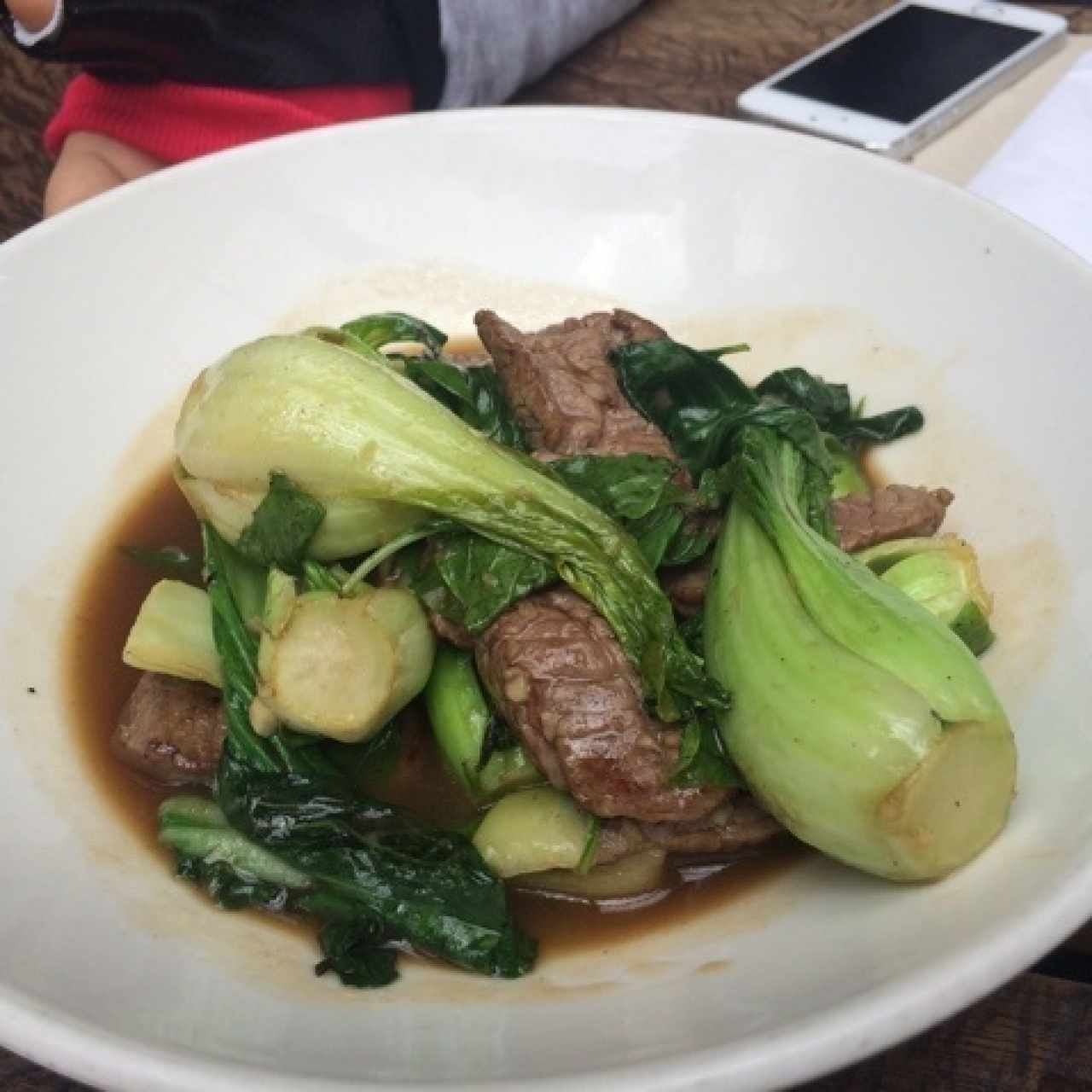 carne con brocoli chino! Fresco delicioso! servido con arroz!
