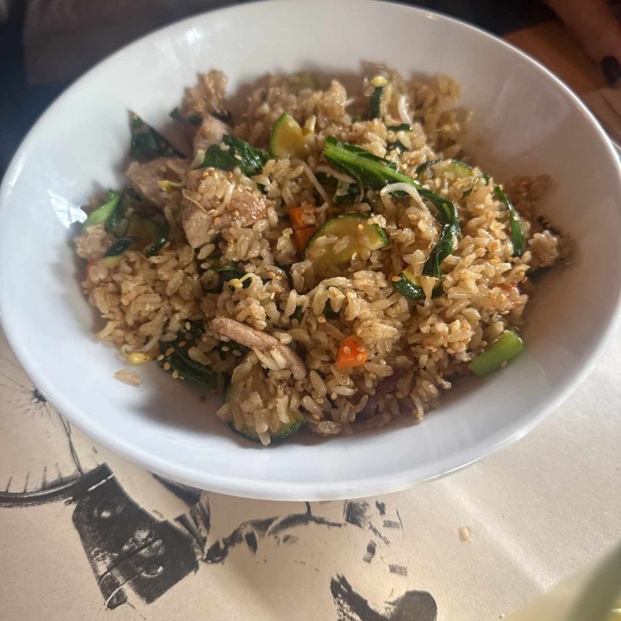 Con pollo