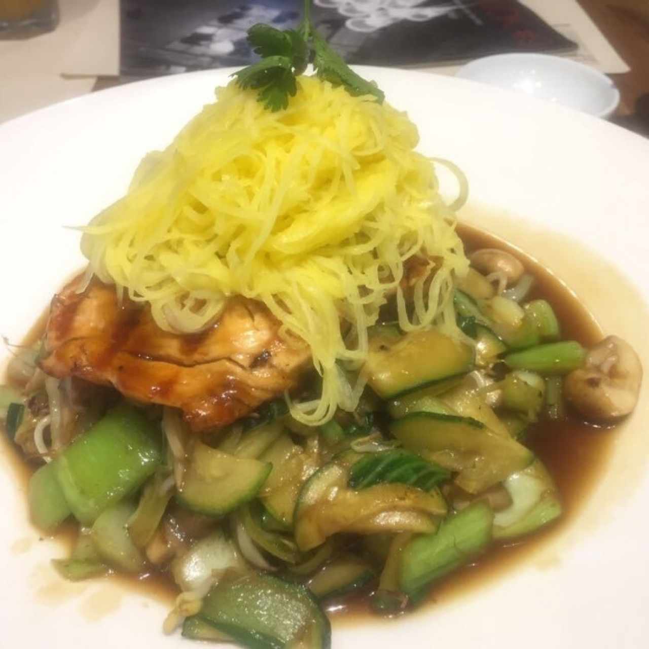 Salmón Wok