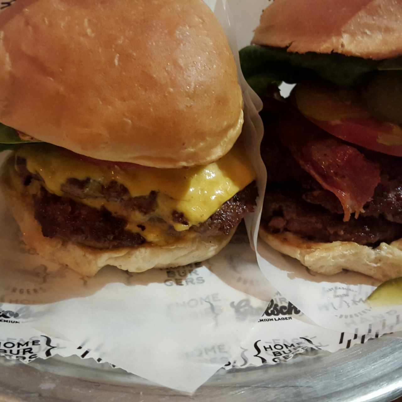 hamburguesa doble con queso