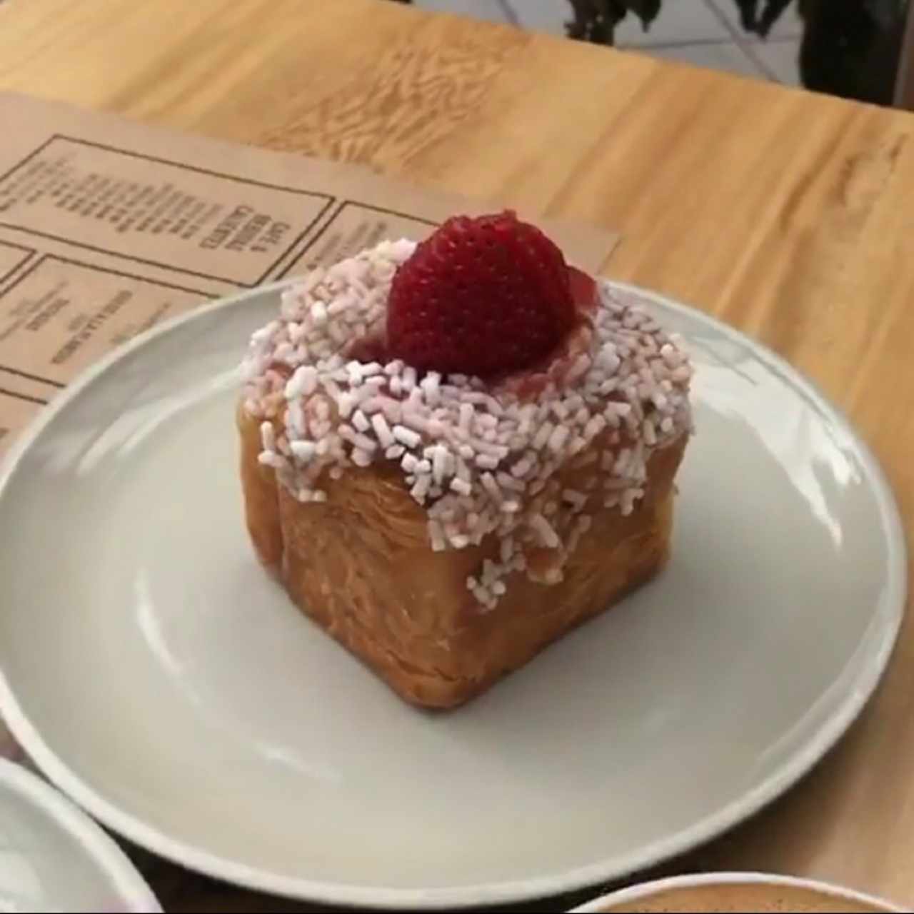 Danesa de fresa