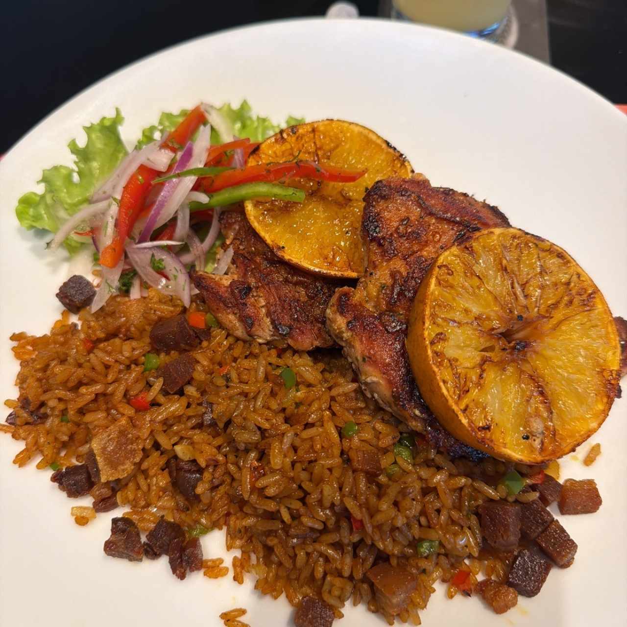 Arroz pollo