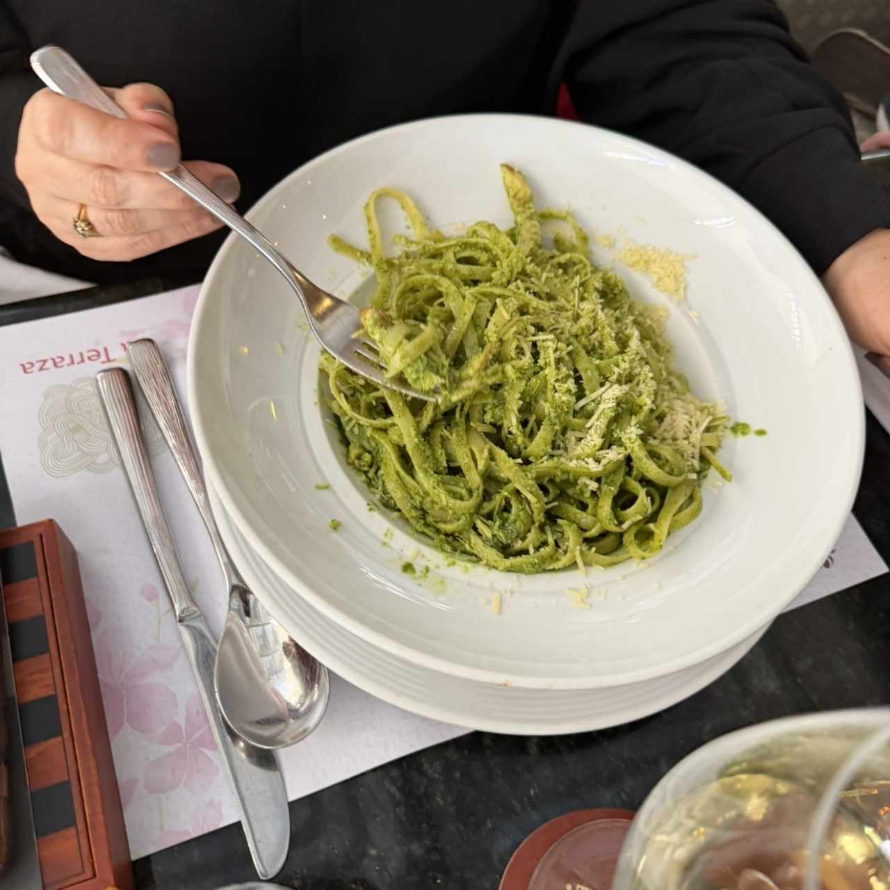 Pasta pesto