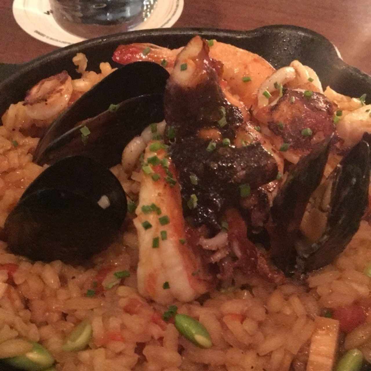 arroz caldoso de mariscos