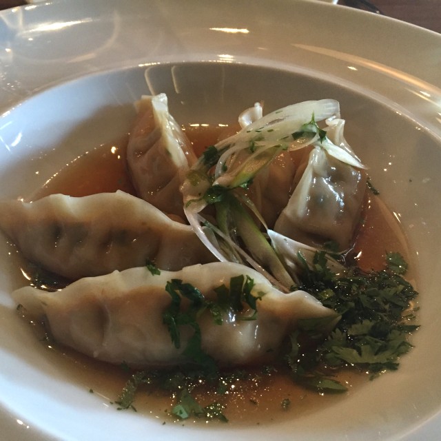 Gyozas de camarón