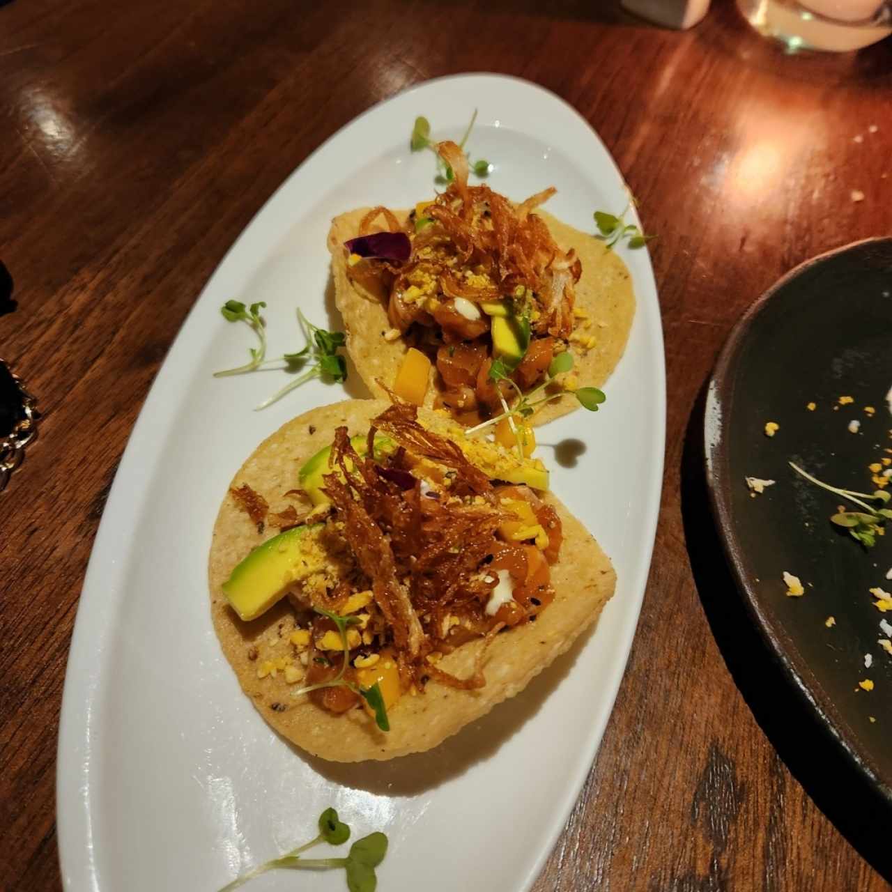 Tacos de salmón 