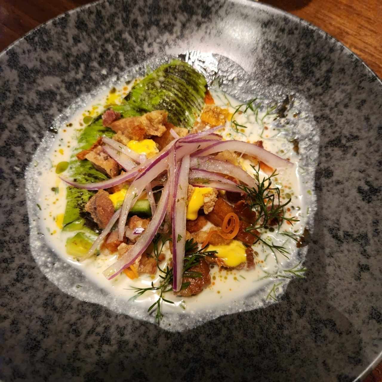 Ceviche de chicharrón 