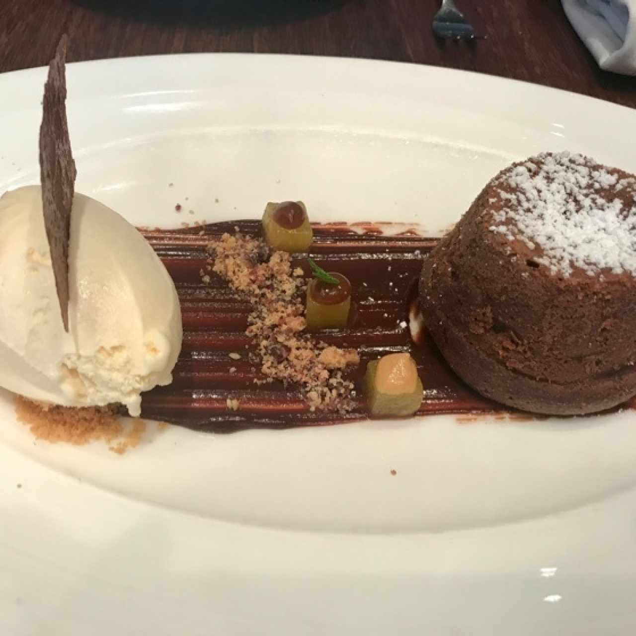 volcan de chocolate