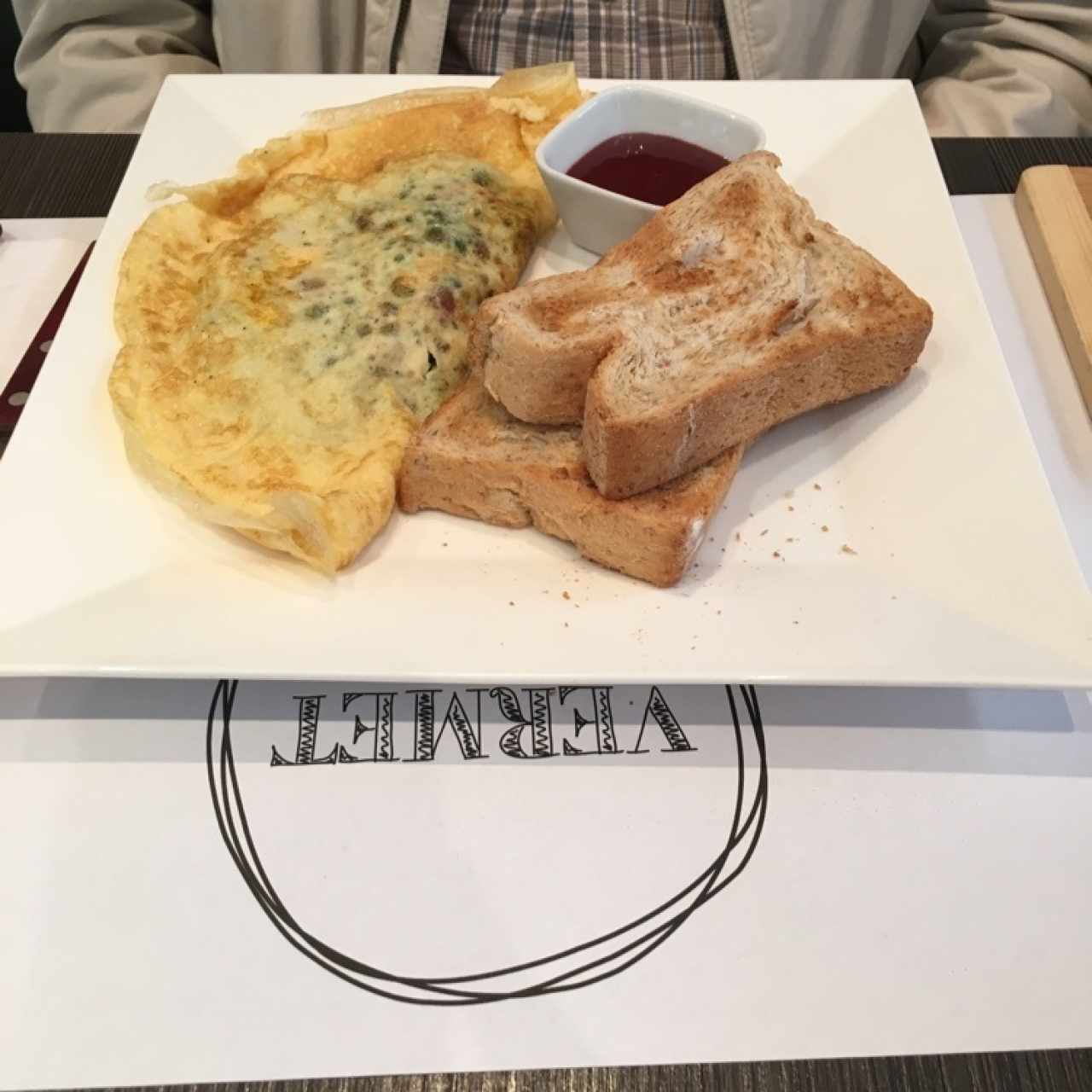 omelette de claras 