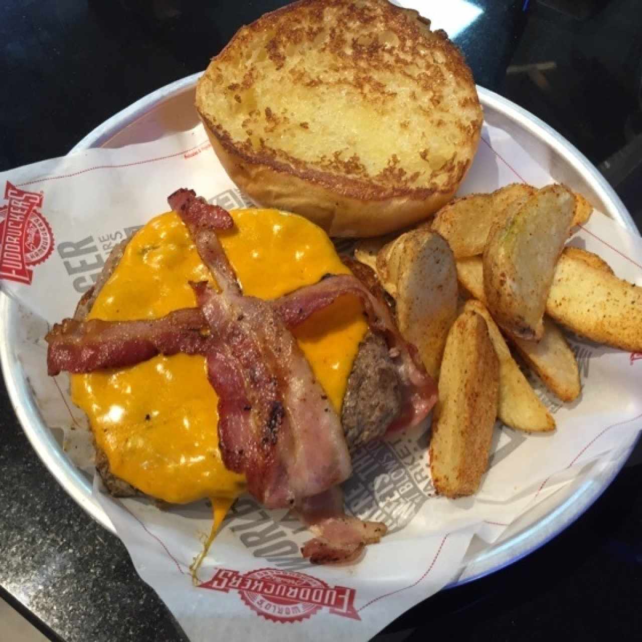 Hamburguesa con tocineta