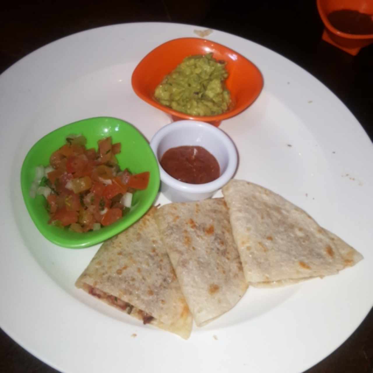 quesadillas de carnitas