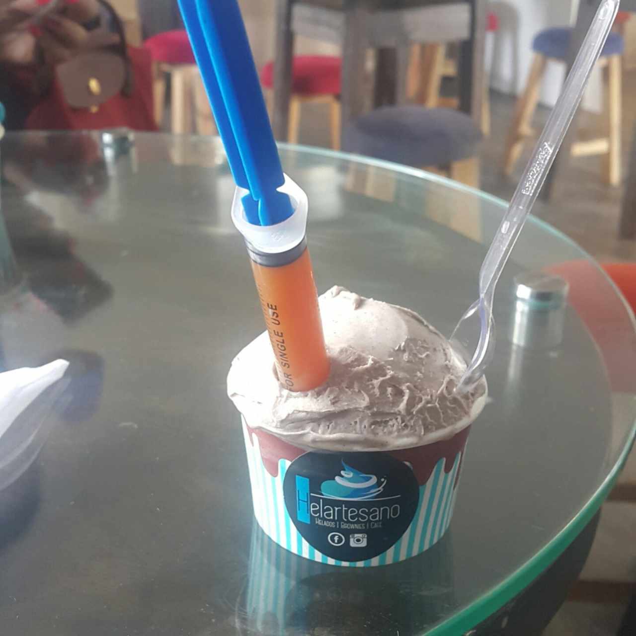 macadamia con shot de Hershey's 