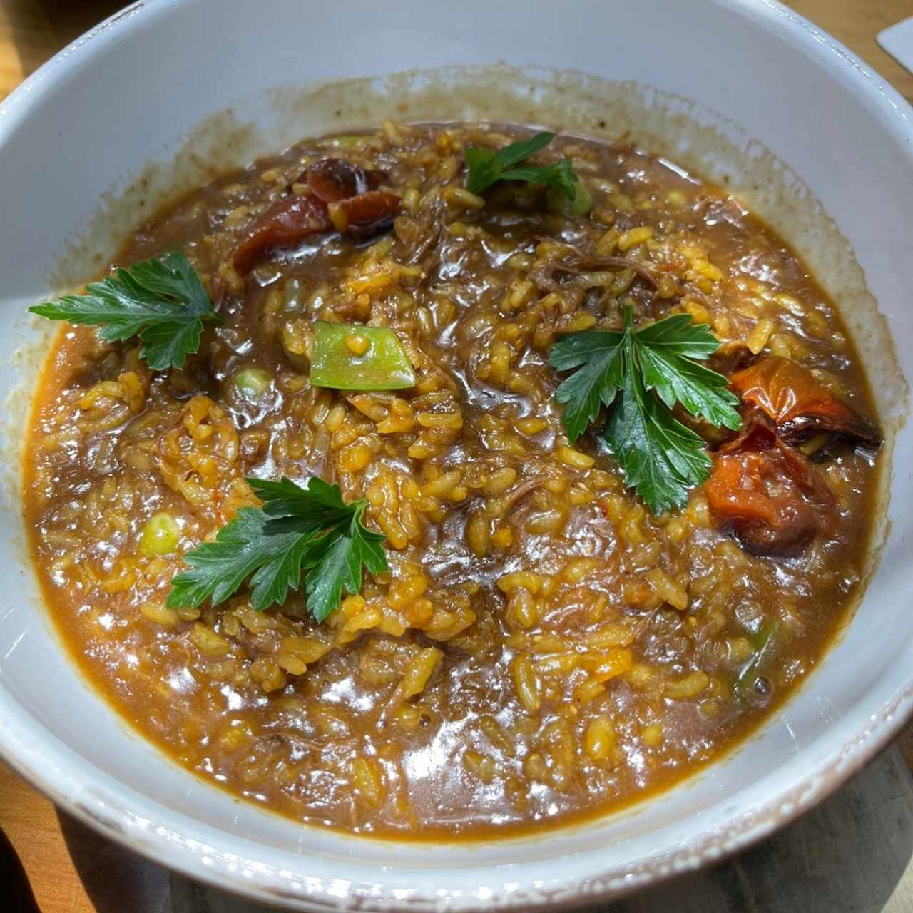 arroz melosi en rabo de toro