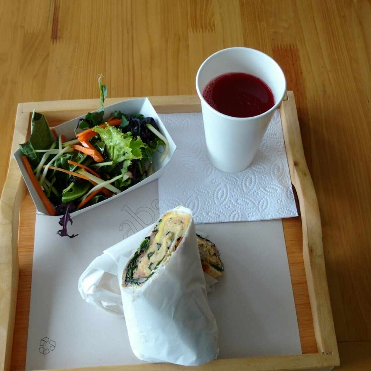 Wrap de atún