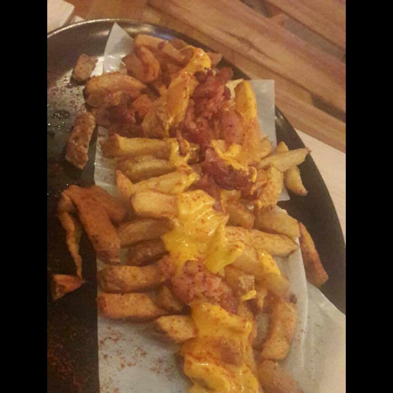 bacon cheese fries 