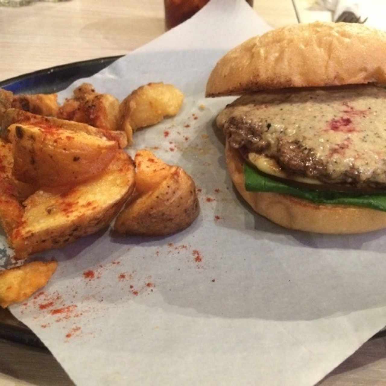 hamburguesa tres quesos