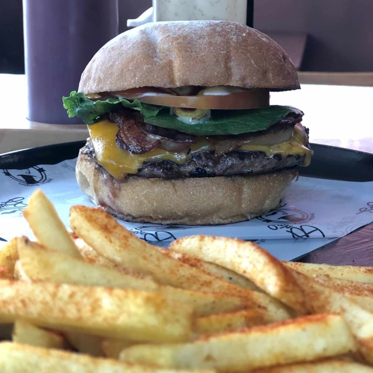 bacon cheeseburguer 