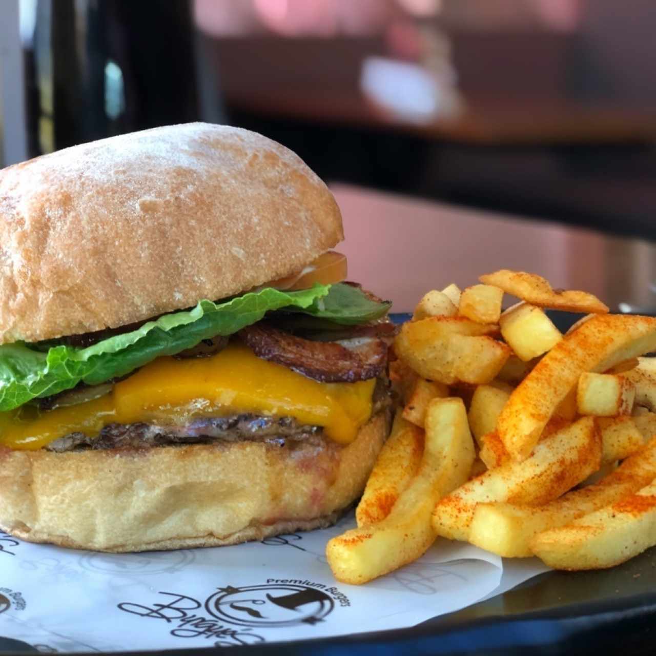 bacon cheeseburguer 