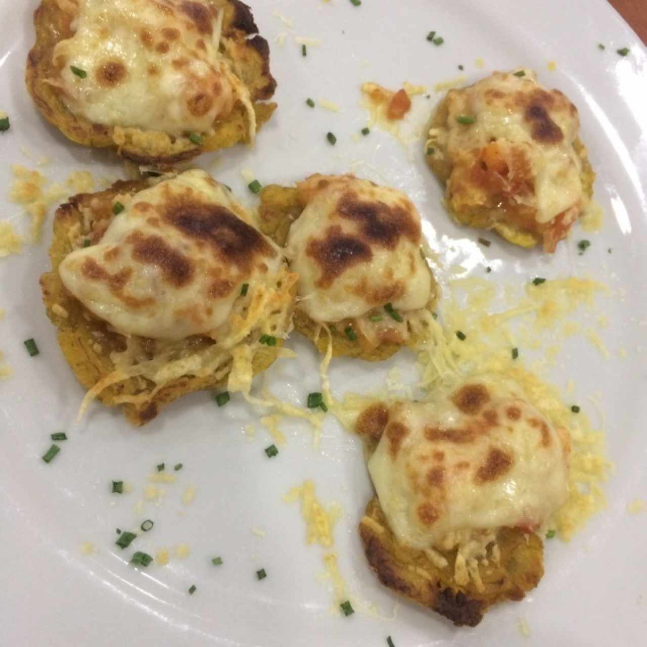 Pataconcitos con camaron