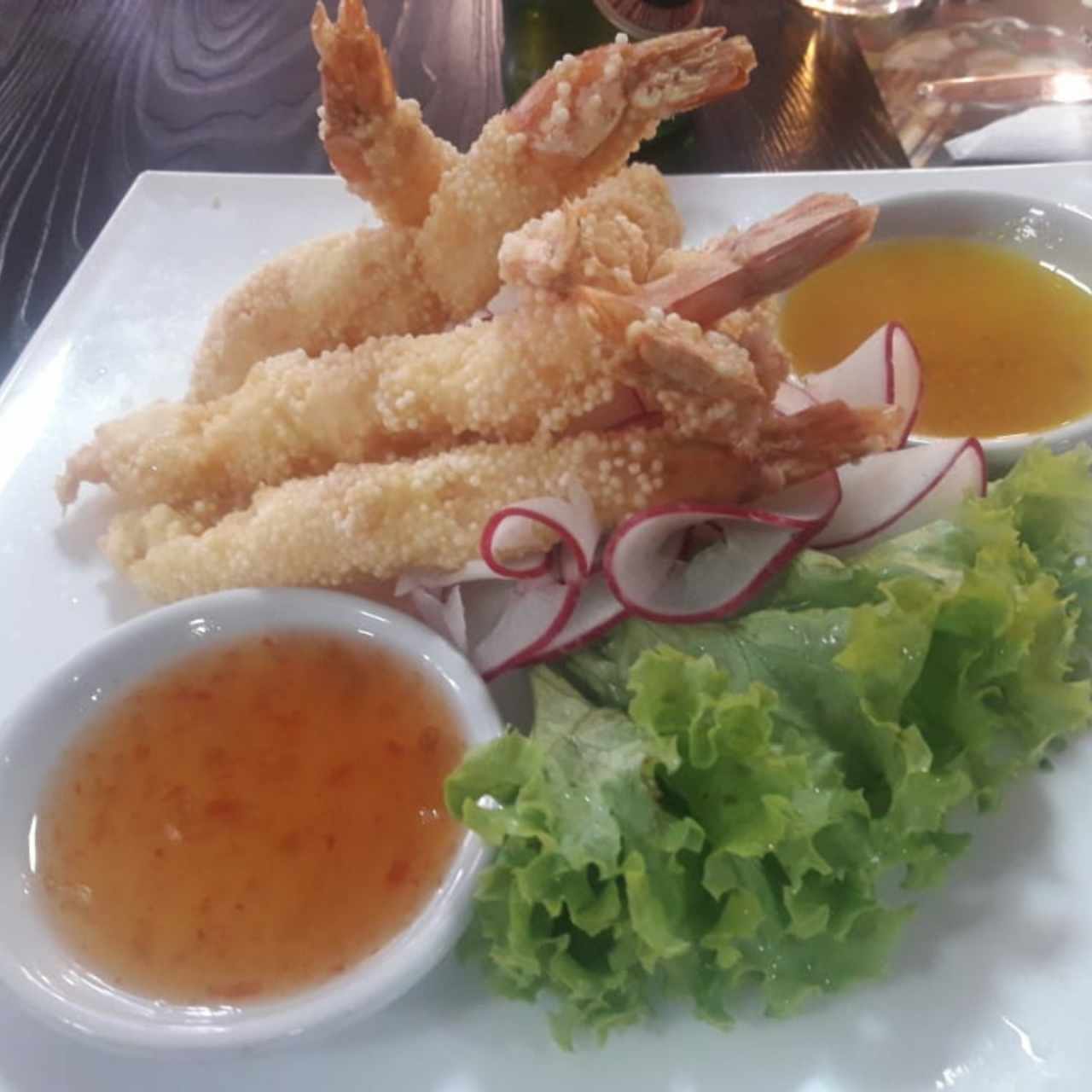 Langostinos empanados
