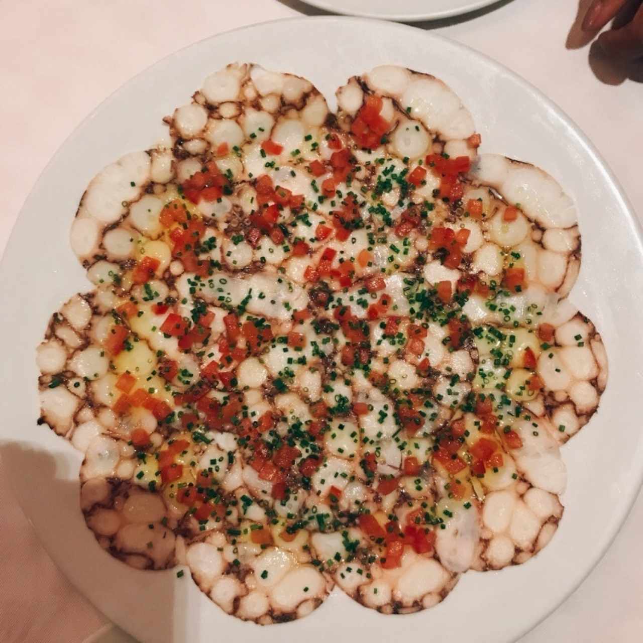 carpaccio de pulpo