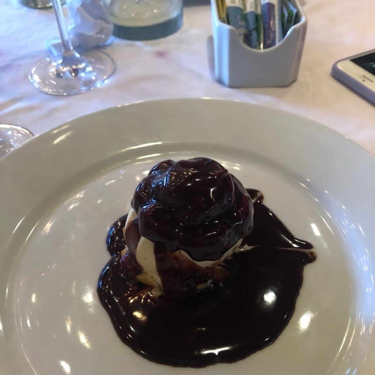 puedes pedir 1 profiterol !!