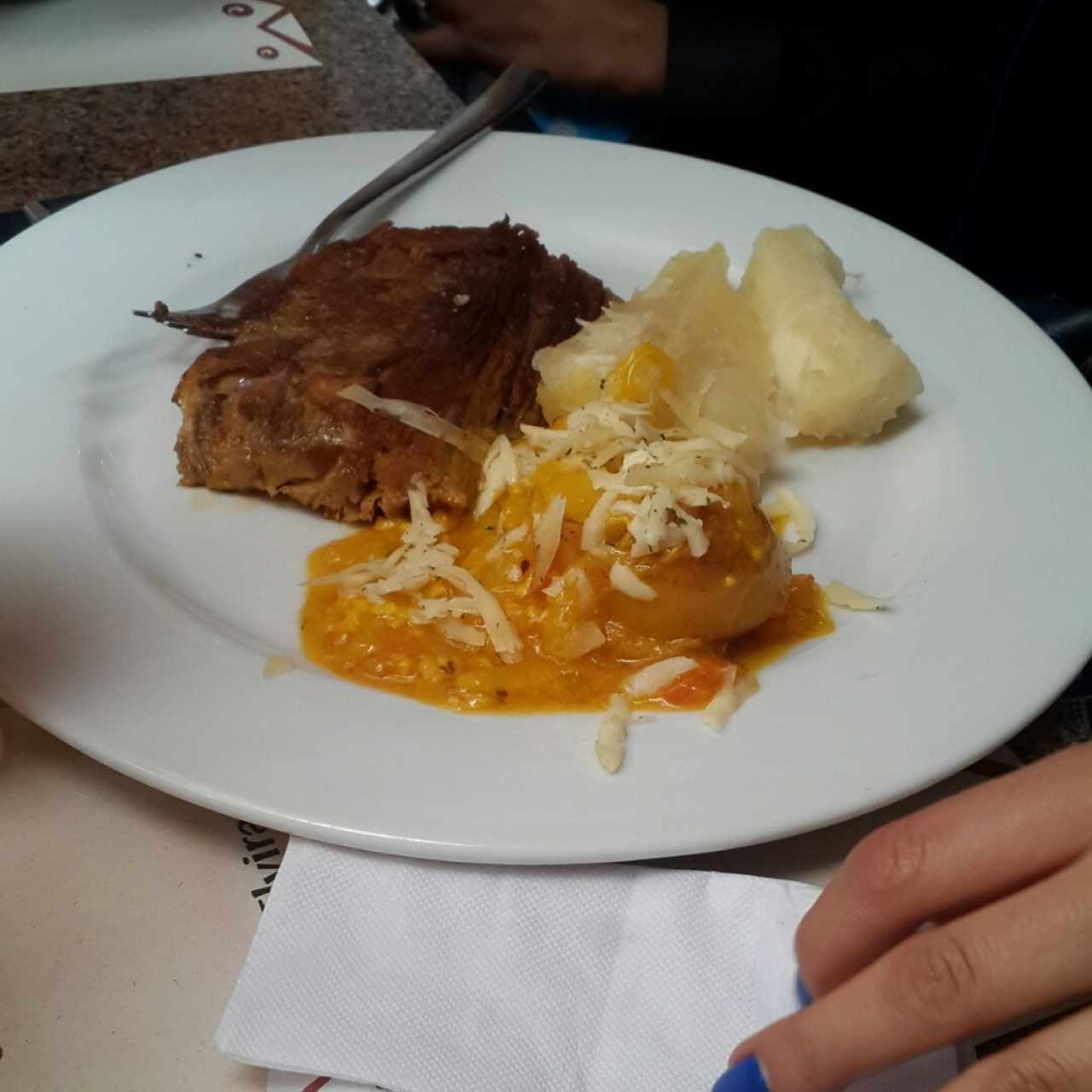 Sobre barriga a la plancha