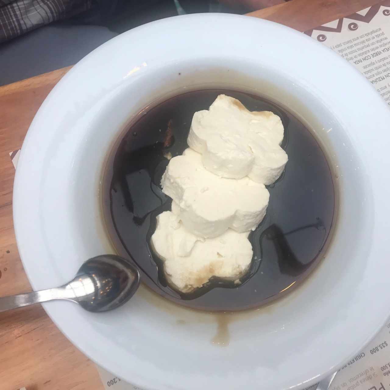 Cuajada con melao
