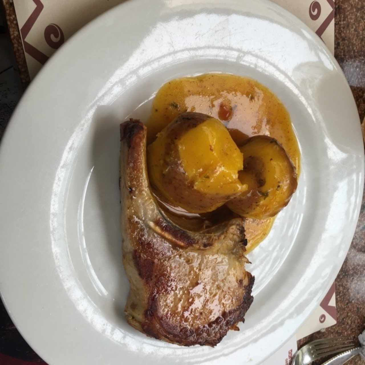 Chuleta de cerdo pequeña