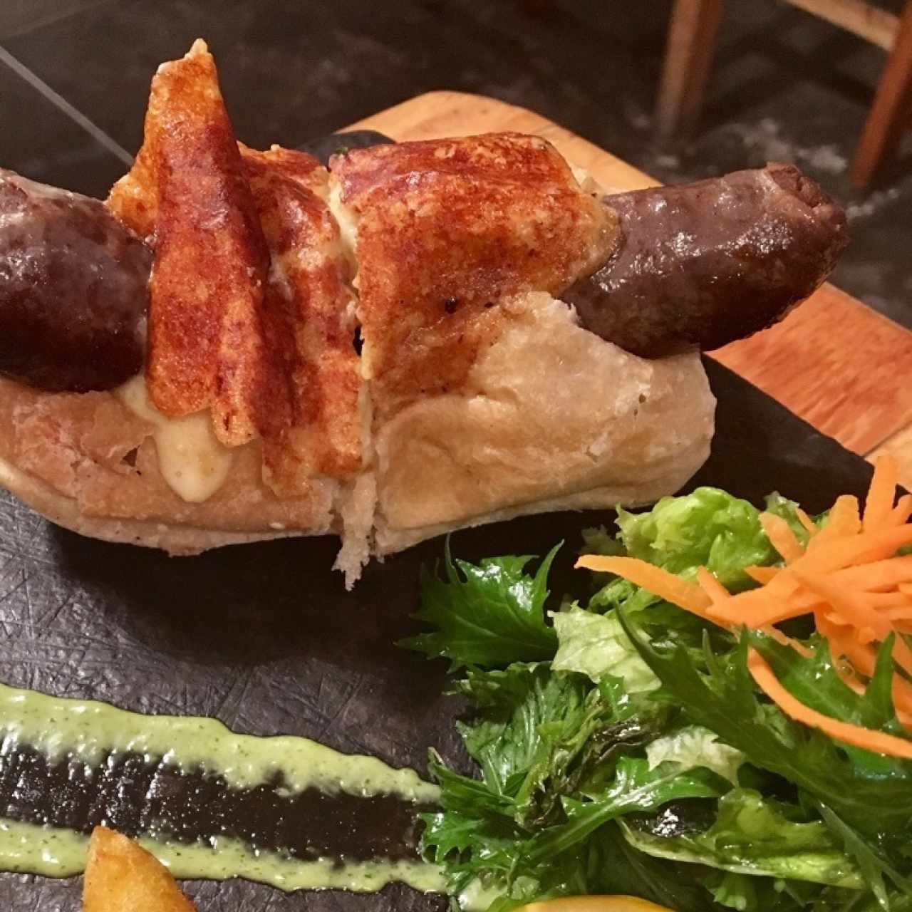 Playa Blanca hot dog