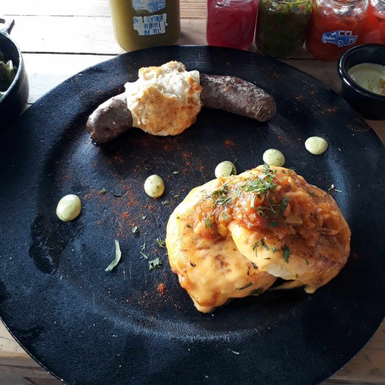 playa blanca con arepas en lugar de pan