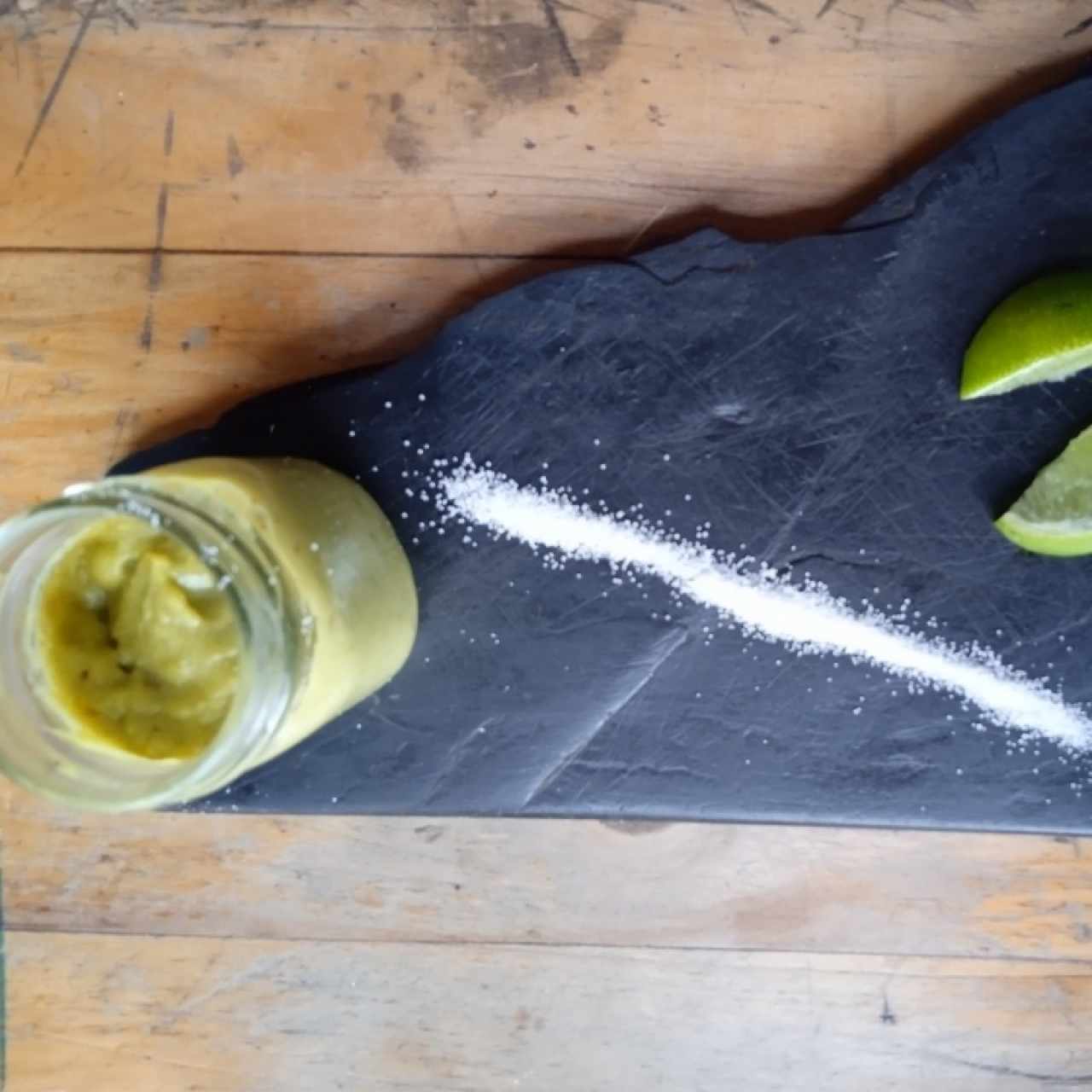 Postre con aguacate y uchuva