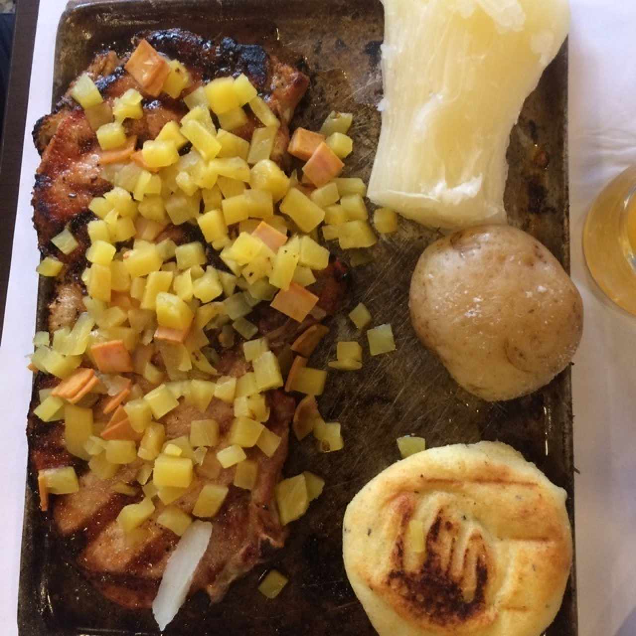 Chuleta hawaiana