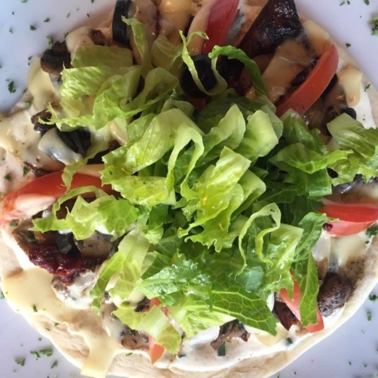 Pita vegetariana