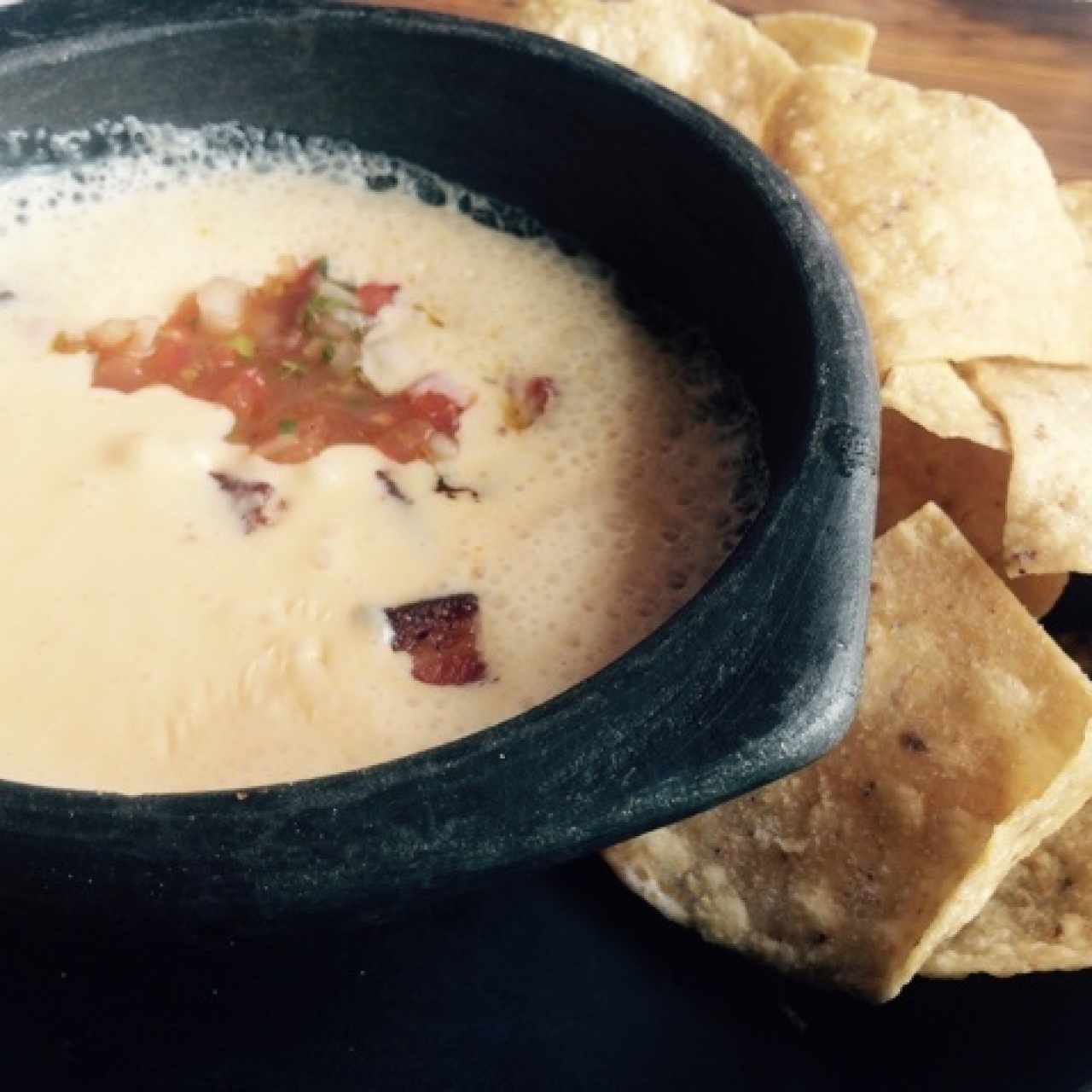 queso y cerdo