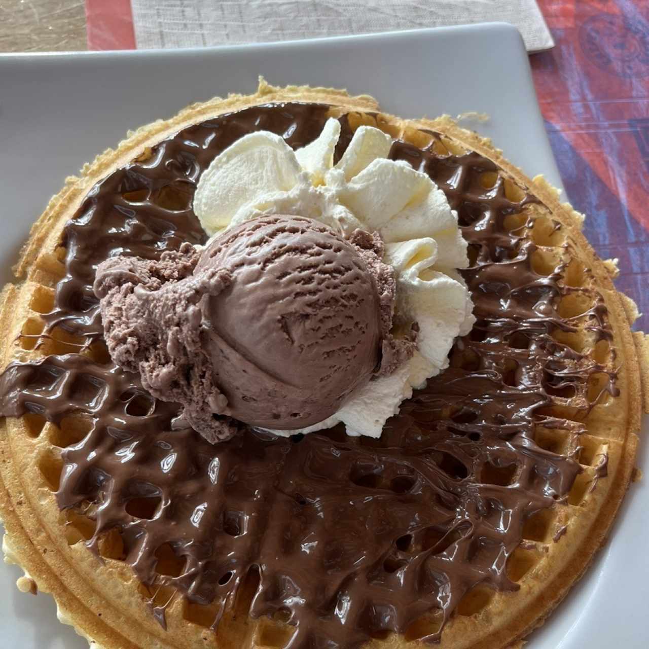 Waffle Nutella 