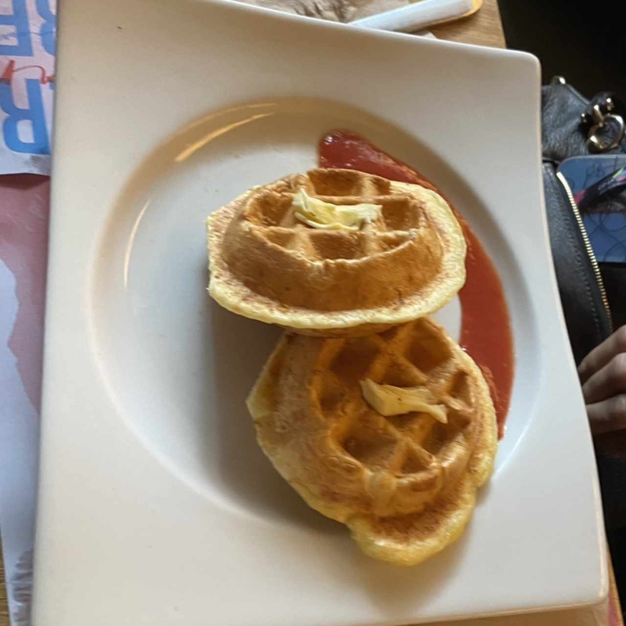 Wafle de yuca 