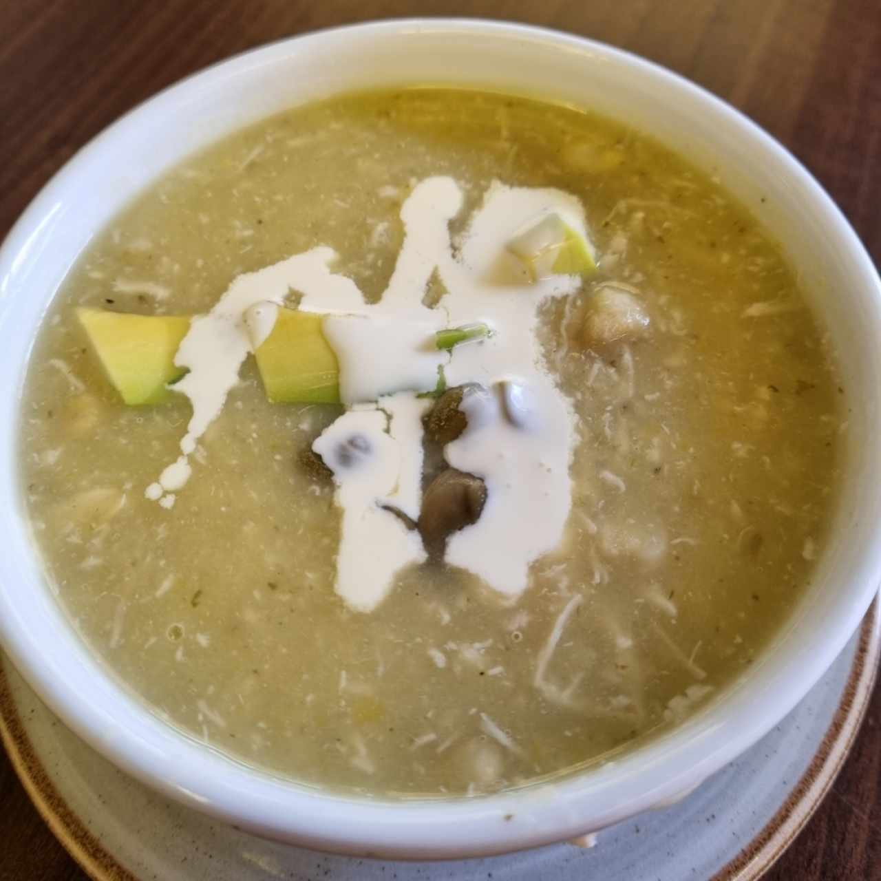 Crema de ajiaco 