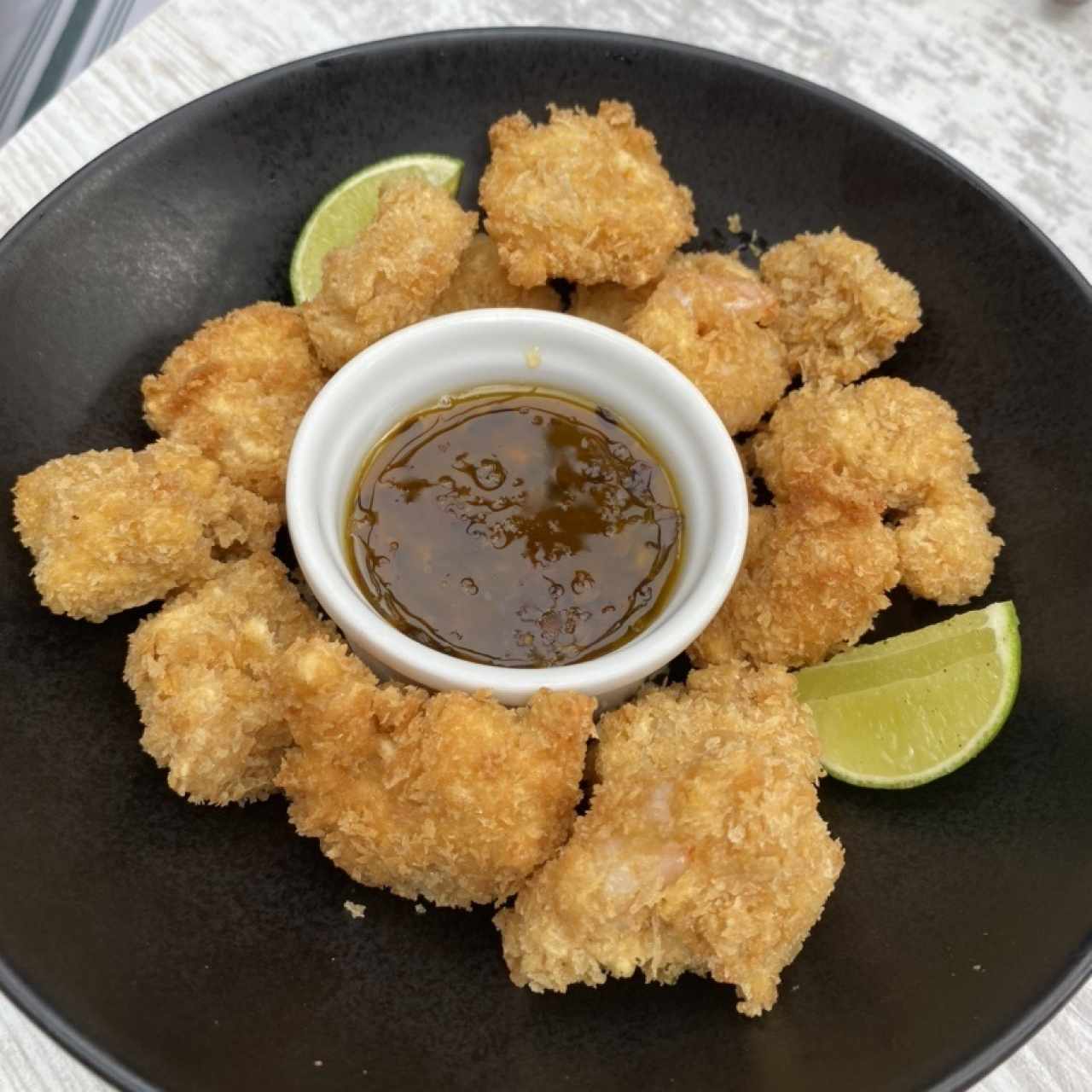 Camarones apanados
