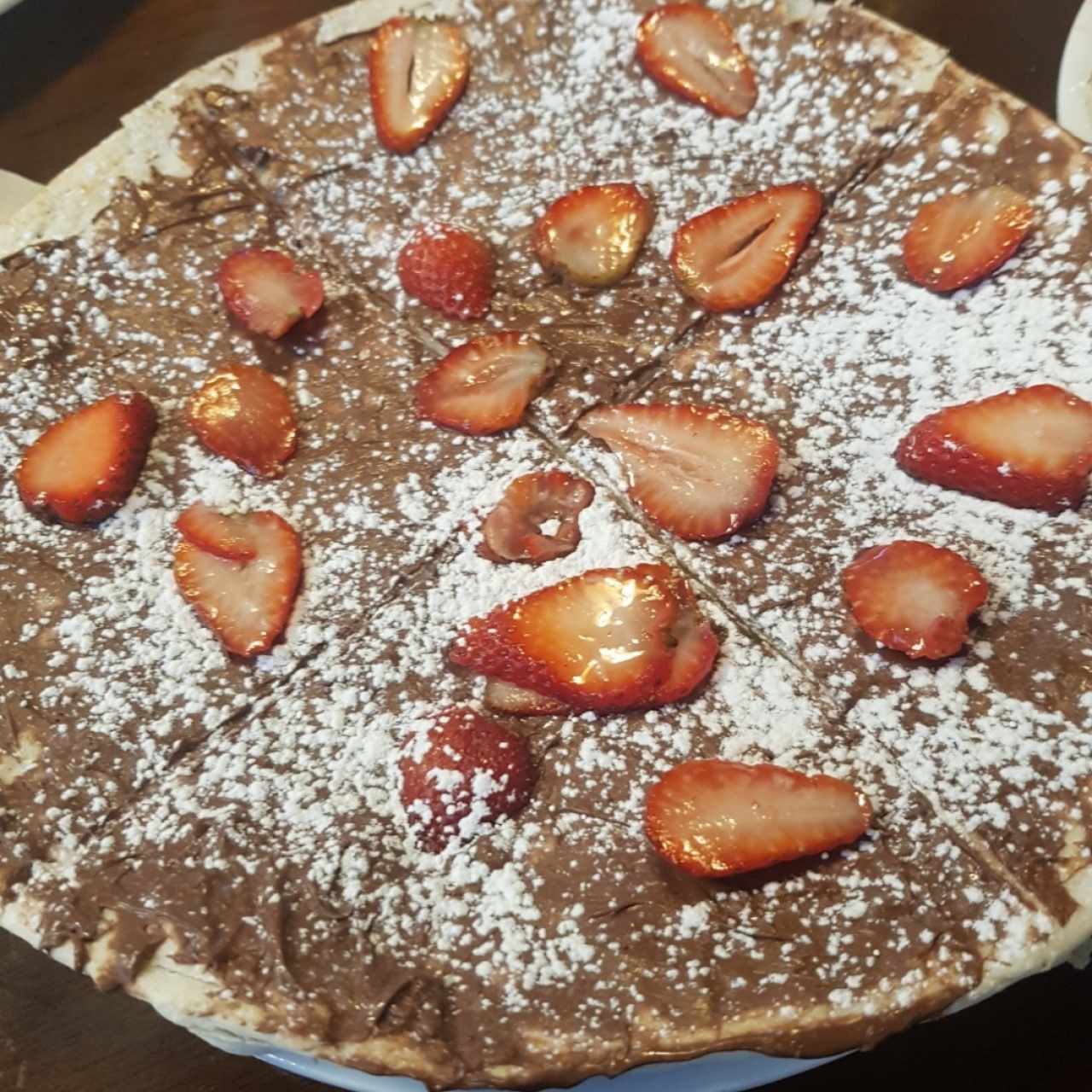 pizza de Nutella 