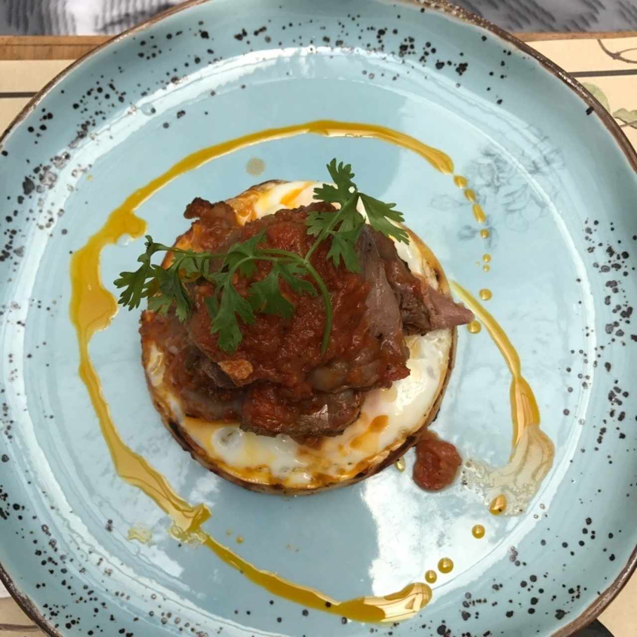 Arepa con Roast Beef